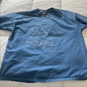Harley-Davidson Blue Graphic Short Sleeve Tee